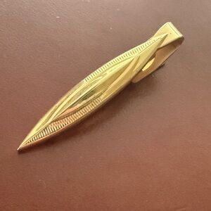 Speidel Gold Tie Clip